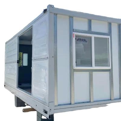 China Modern Factory Easy Install Prefab Mobile Folding Container House Folding Container House With Bathroom For Sale for sale