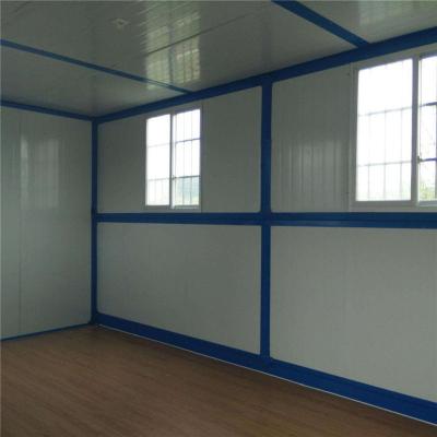 China Modern Easy Disassemble Foldable Flat Pack Steel 20ft Prefab House Foldable Container House for sale