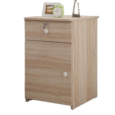 China Modern Bedside Table With Drawers And Doors Nightstand Tall Storage Cabinet For Bedroom Night Stand for sale