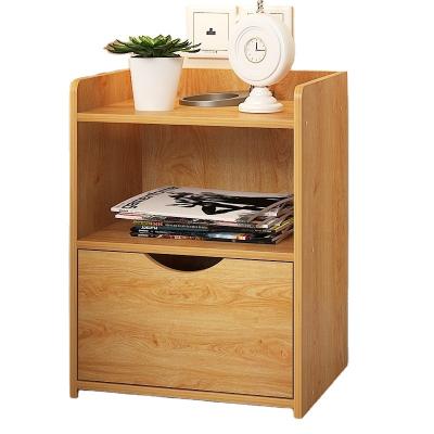 China Modern Modern Nightstand With Wooden Doors Furniture Bedroom Home Furniture Nightstand With Drawers for sale