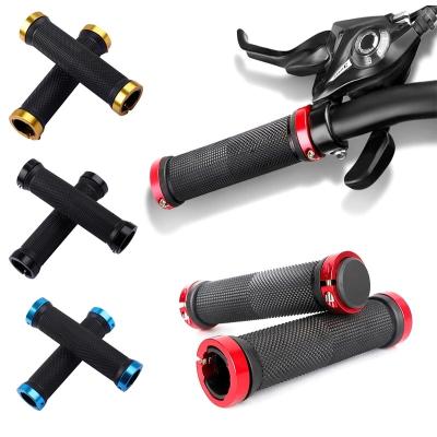 China Mountain Non-Slip Road Bike Bicycle MTB Handlebar Recycling Cover Grips Anti-Skid Grip Handle Lock Bar End Bicycle Accessories for sale