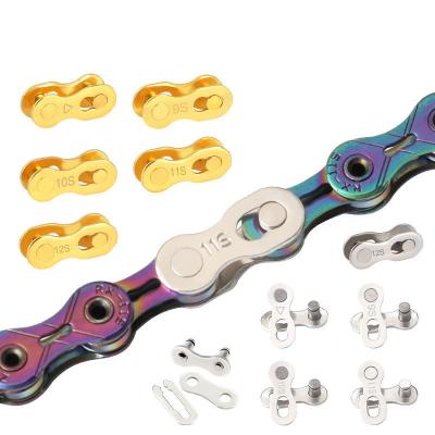 China Bicycle Magic Single Chain Connector 8/9/10/11/12/24/27/30S Mountain Speed ​​Single Chain Connector 8/9/10/11/12/24/27/30S Quick Release Bicycle Quick Release Clasp for sale