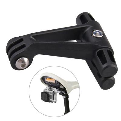 China Outdoor Clamp Mount Recycling Holder -ABS Bicycle Saddle Rail Seat Lock Mount Stabilizer Bike Sports Camera Cushion Cushion for sale