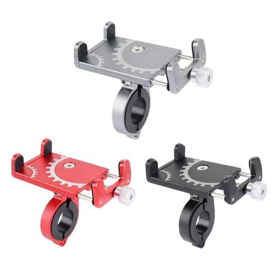 China Aluminum Alloy Aluminum Alloy Aluminum Alloy Bike Motorcycle Handlebar Clip Holder Cell Phone Holder Bracket Support for sale