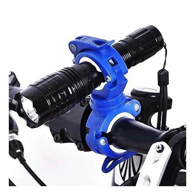 China 360 Degrees Clamp Clip Clamp Flashlight Mount Rotatable Bike LED Light Flashlight Torch Mount Recycling Universal Holder for sale