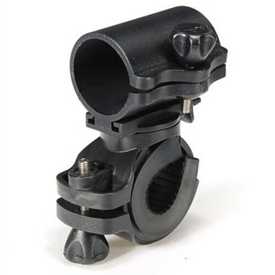 China Mountain Bike Light Bracket Bicycle Flashlight Mount Holder Non-Slip Rotating Torch Clip 360 Degree Rotating Recycling Mount for sale