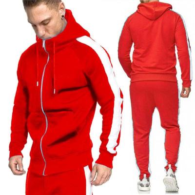 China Antibacterial Sweatsuit Custom Men's Oversized Tracksuits Gym Sweatsuit/Custom Sweat Suits Jogging Suit for sale