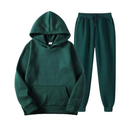 China Factory Wholesale High Quality 2 Piece Jogging Set Antibacterial Cotton Made Comfortable Sweatsuit Tracksuit Men for sale