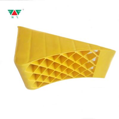 China Plastic Wedge Truck Wheel Chock helps keep your trailer wheel best flotation in place and wheel chock cost-performance for sale