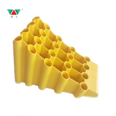 China Hot Selling PP New High Yield Design 20T PP Wheel Wedge Plastic Wheel Chock for sale