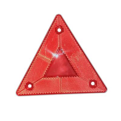 China Reflected on the road 145 mm high reflective triangle reflector for truck tailgate using for sale