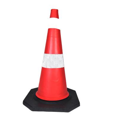 China Pavement Safety 70cm Height EVA 2.3KGS Weight Road Safety Traffic Cone For Cheaper Price Market for sale