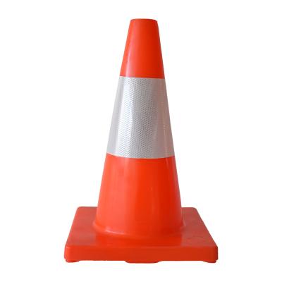 China Flexible Bend Bounce Soon 45CM Height PVC Flexible Traffic Cones For Roadway Safety for sale