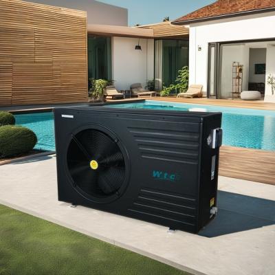 China Hotel Swimming Pool 12.5kw Air-to-Water Heat Pump Unit R32 Refrirant and Plastic Housing for sale