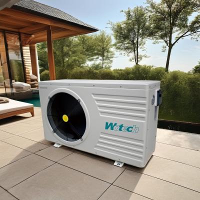 China 9m3/h Water Flow Rate Wotech 220V 21 KW R32 Pool Heat Pump English Operating Language for sale