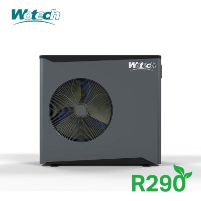 China Niedrig-Kohlenstoff-Heizungspumpe Neues Design 9kw Luft-Wasser-R290-Wärmepumpe Monoblock-DC-Inverter-Wärmepumpe zu verkaufen