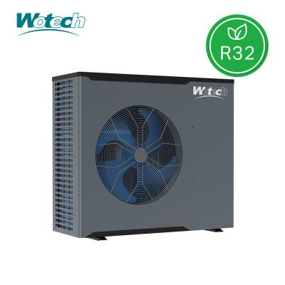 China Wotech 8kw DC Inverter bomba de calor material de alojamento aço galvanizado com revestimento em pó à venda