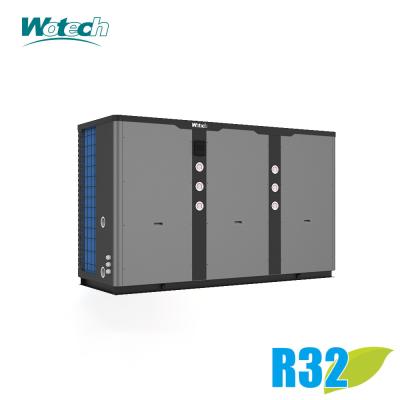 China OEM DC On/Off Electric R32 90Kw commerciële zwembadwarmtepomp voor buitenzwembaden Te koop