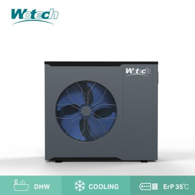 China R32 Bombas de calor de fuente de aire para calefacción, refrigeración y calefacción de alta tensión de acero galvanizado de 14kw monobloque en venta