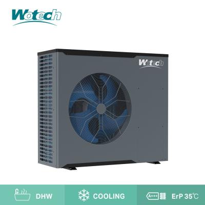 China Freestanding 14kW DC Inverter Temperature Monoblock Heating Pumps R32 Heat Air Pump For Water for sale