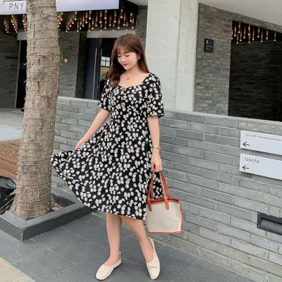 China 2021 Anti-wrinkle Fashion Shorts Sleeve Summer Plus Size Women Clothing Breathable Casual Wear for sale