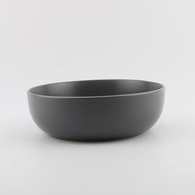 China Disposable Hot Sale 10inch Ceramic Pasta Bowl for sale