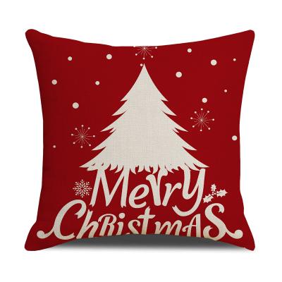 China PORTABLE hot high quality decorative pillowcases merry christmas new year sofa wholesale pillowcase for sale