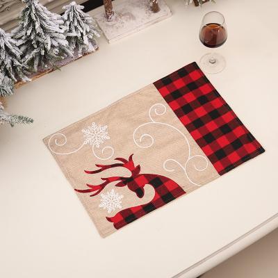 China Wholesale Christmas Tablecloth New Year Party Supply Christmas Ornaments Tablecloth For Home Decorations Tablecloth Square Christmas for sale