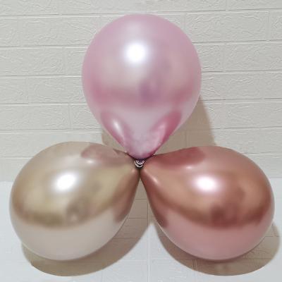 China Metal Balloon 10 Inch 2.2g Confession Wedding Room Wedding Balloon Decoration Thickened Romantic Balloon for sale