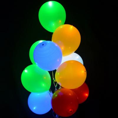 China Polypropylene; latex; Non woven fabric glowing globos led balloons for birthday party flashing light up balloons decorations for sale