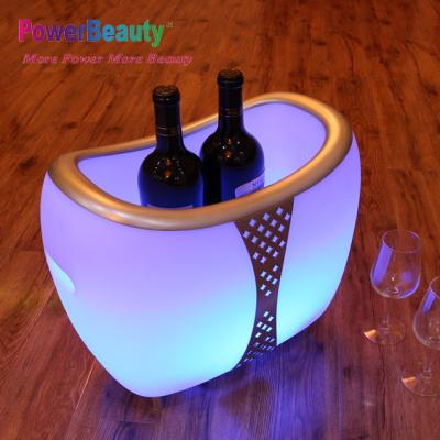 China Amazon wireless plastic color changing led ice bucket with bluetooth speakers for sale