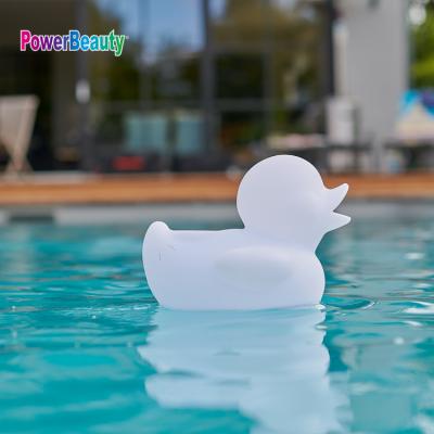 China Amazon Hits IP67 Wireless Outdoor Garden Water Pool Mini Duck Led Lighting Floating Animal With bluetooth Speaker for sale