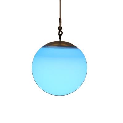 China Garden LED Hanging Light Balls With Solar Panel Waterproof Lamp For Garden And Outdoor Rechargeable for sale