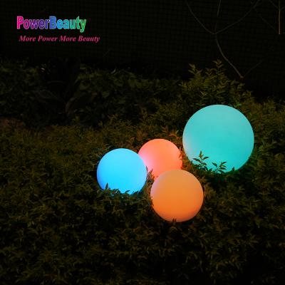 China Garden led pool light /plastic solar light sphere for sale