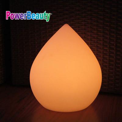 China Amazon Modern Hits Plastic Night Lighting Up Rechargeable LED Water Drop Decoration Table Lamp for sale