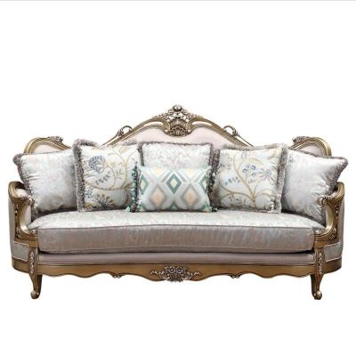 China Other High Quality Modern French Royal Set Fabric Modern French Royal Sofa Side Sofa Living Room Modular Sofa for sale