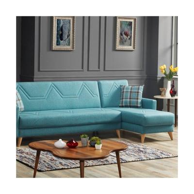 China Wholesale European Style Living Room Furniture Modern Minimalist Convertible Sleep Sofa Corner Sofa for sale