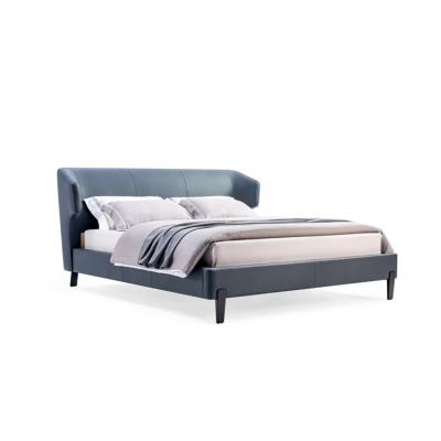 China Other Hot Selling Luxury Contemporary Korean Wingback Platform Bed Frame Upholstered Bed Frame for sale