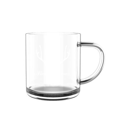 China TQVAI Sustainable Coffee Mug Heat Resistant Glass Food Grade Glass Mug With Handle for sale