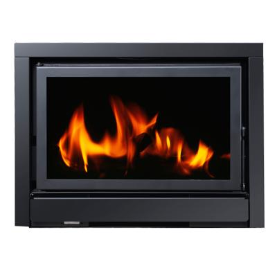 China Modern Indoor Wood Stove Wood Insert Home Room Fireplace Heater See Through Cast Iron Wood Burning Stove for sale