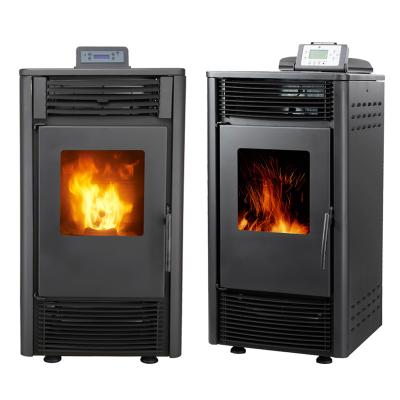 China Contemporary Indoor Biomass Home Heating Equipment China Biomass Pellet Stove Fireplace Fireplace Heaters Wood Burner For Home Use for sale