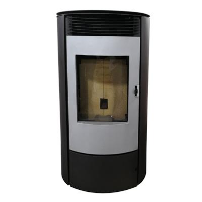 China Modern Cylindrical Heating Pellet Stove Burner Indoor Wood Fireplace Surround Radiator-Winter Equipment for sale