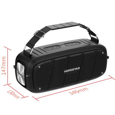 China Portable Outdoor Waterproof Music Box Sound System Phone Function HOPESTAR A21 Subwoofer Radio Speakers Boombox High Fidelity Stereo Column for sale