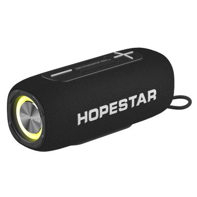 China Phone Function HOPESTAR P32 BT Wireless Outdoor Portable Speakers Waterproof Speaker Subwoofer with FM Radio TF USB TWS for sale