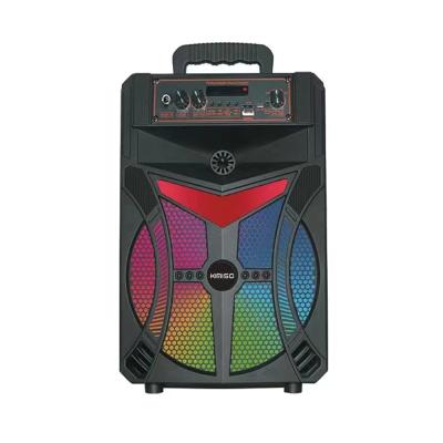 China Portable Wireless Speaker QS-7810 Kimiso Outdoor Subwoofer 8 Inch Bluetoot Speakers With Microphone HD Sound Suppor TF for sale