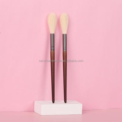 China Angular Blush OVW N31 Goat Hair 1PCS Highlight Brush Kit Natural Blusher Cosmetic Makeup Blending Shader Crease Set Tools Spot Brush for sale