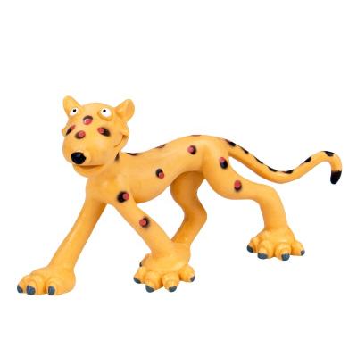 China Best Selling Cheetah Animal Toys Wild Animals Set Children's Toy Simulation Animal Model For 8-10cm for sale