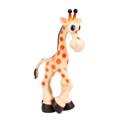 China Eco-friendly Plastic Animal Toys Craft Wild Animal Model Giraffe Animal Toys 8-10cm for sale