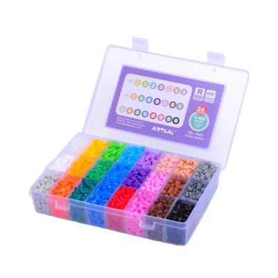 China DIY toys; Gifts Competitive Price Soft Hama Beads 5mm Midi Perler Beads Set Artkal Beads for sale