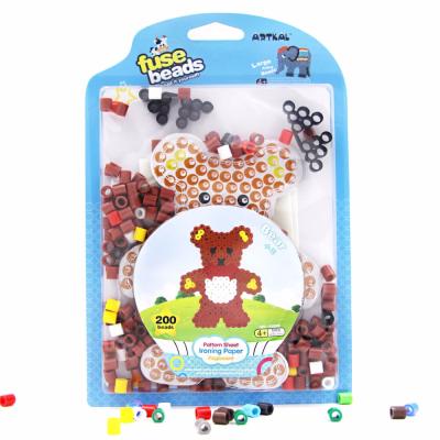 China DIY toys; Iron Kit Perler Beads For Kids Hama Beads 10mm Toys Gifts 10mm Artkal Maxi Artkal Fuse Beads Diy for sale